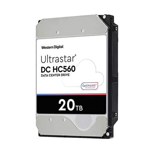 WD Ultrastar DC HC560 - Hard drive - 20 TB - internal - 3.5" - SATA 6Gb/s - 7200 rpm - buffer: 512 MB