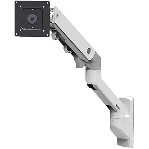 Ergotron HX Wall Mount Monitor Arm - Mounting kit (articulating arm, wall mount, pivot, mounting hardware, extension part) for Monitor - white - screen size: up to 42" - wall-mountable