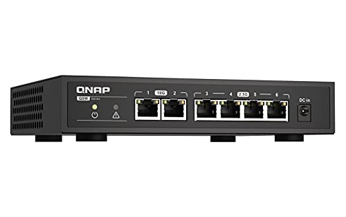 Switch 6Port Desktop 2x10Gbe 4x2.5Gbe