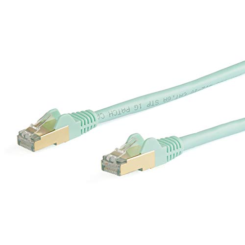 10M Aqua Cat6A Ethernet Rj45 Stp Cable