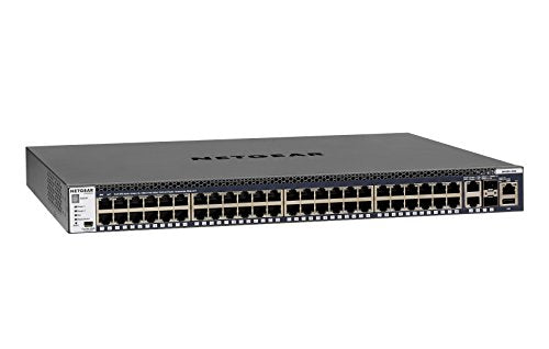 NETGEAR M4300-52G - Switch - L3 - Managed - 2 x 10/100/1000/10000 + 2 x 10 Gigabit SFP+ + 48 x 10/100/1000 - front to back airflow - rack-mountable