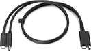 HP Combo - Thunderbolt cable - 70 cm - black - for Elite x2, EliteBook 83X G8, 840, 84X G8, 85X G8, ProBook 44X G8, 45X G8, 635, ProBook x360