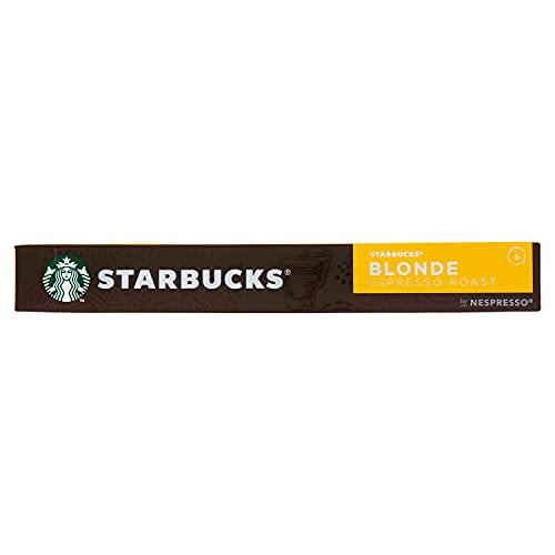 STARBUCKS by Nespresso Blonde Roast Espresso 5.7g Coffee Pods 