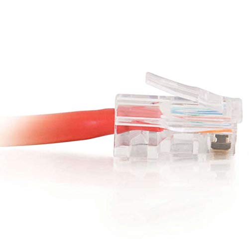 C2G Cat5e Non-Booted Unshielded (UTP) Network Crossover Patch Cable - Crossover cable - RJ-45 (M) to RJ-45 (M) - 3 m - UTP - CAT 5e - stranded, uniboot - red