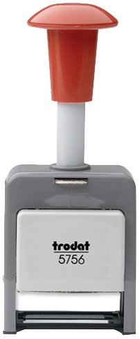 Best Value Trodat 5756 Numberer Stamp Plastic Sequential Automatic Self-inking 6 Adjustments 5.5mm Digits - Ref 86621