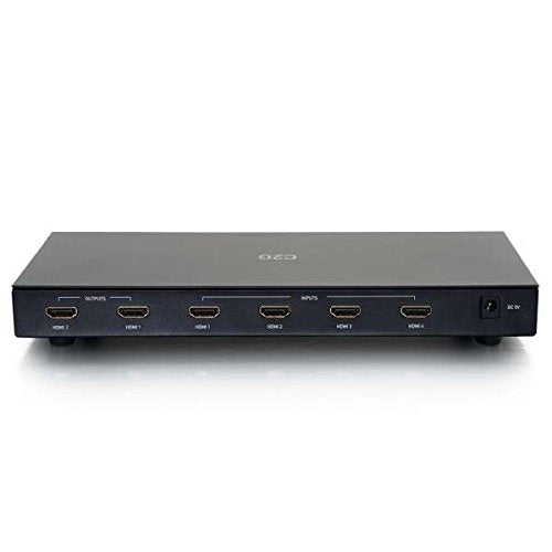 C2G 4X2 HDMI Matrix Switch 4K30 - Video/audio switch - 6 x HDMI - desktop