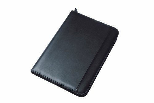 Best Value Collins Conference Folder with Zipper - Blk