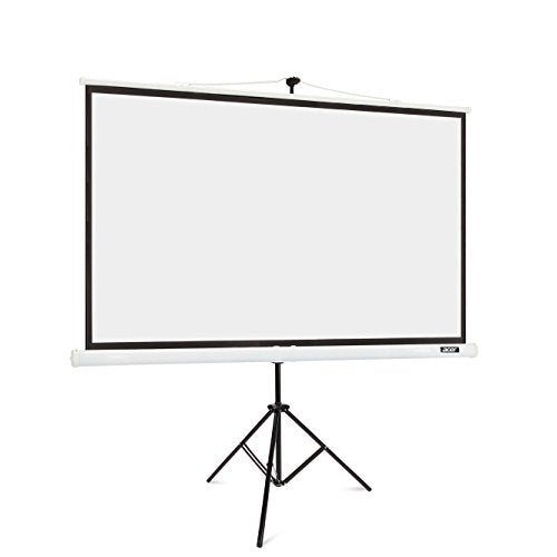 Acer T82-W01MW - Projection screen with tripod - 82.5" (210 cm) - 16:10 - white