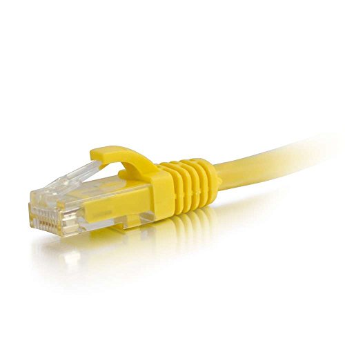 C2G Cat5e Booted Unshielded (UTP) Network Patch Cable - Patch cable - RJ-45 (M) to RJ-45 (M) - 5 m - UTP - CAT 5e - molded, snagless, stranded - yellow