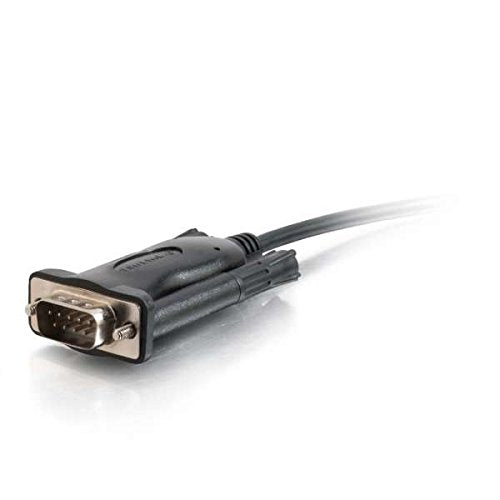 C2G Serial RS232 Adapter Cable - USB / serial cable - USB (M) to DB-9 (M) - 1.5 m - black