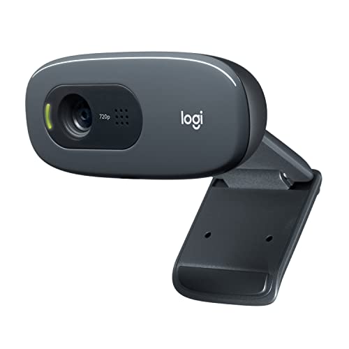 Logitech C270 30 FPS 1.2 Megapixels 1280 x 960 Pixels Resolution USB Webcam