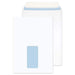 Best Value Blake Purely Everyday C5 229 x 162 mm 100 gsm Pocket Peel & Seal Window Envelopes (23084) White - Pack of 500