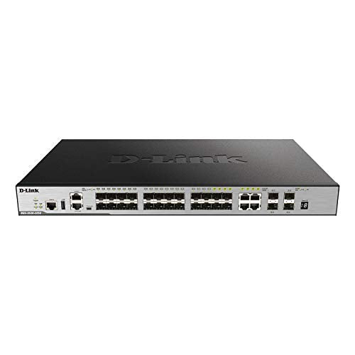 D-Link DGS 3630-28SC - Switch - L3 - Managed - 20 x Gigabit SFP + 4 x combo 1000Base-T + 4 x 10 Gigabit SFP+ - rack-mountable