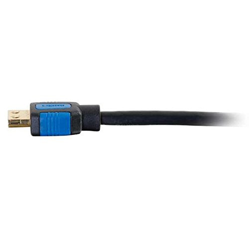 C2G 82380 HDMI-Kabel 3 m HDMI Typ A (Standard) Schwarz, Blau - HDMI-Kabel (3 m, HDMI Typ A (Standard), HDMI Typ A (Standard), 4096 x 2160 Pixel, 3D, Schwarz, Blau)