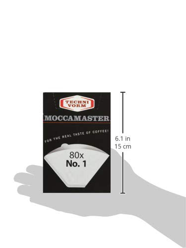 Moccamaster Coffee Paper Filter Number 1 80 Pieces