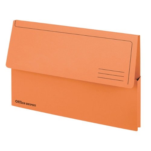 Best Value niceday Manilla Document Wallets Foolscap 285gsm - Orange