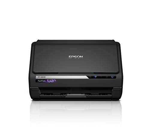 Epson FastFoto FF-680W - Document scanner - Contact Image Sensor (CIS) - Duplex - A4 - 600 dpi x 600 dpi - up to 45 ppm (mono) / up to 45 ppm (colour) - ADF (100 sheets) - USB 3.0, Wi-Fi(n)