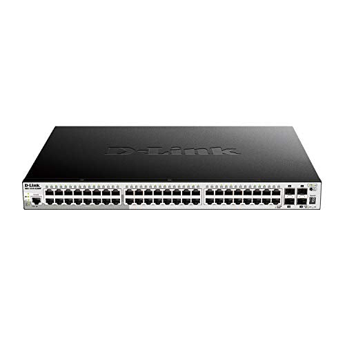 D-Link DGS 1510-52XMP - Switch - L3 - smart - 48 x 10/100/1000 (PoE+) + 4 x 10 Gigabit SFP+ - rack-mountable - PoE+ (370 W)