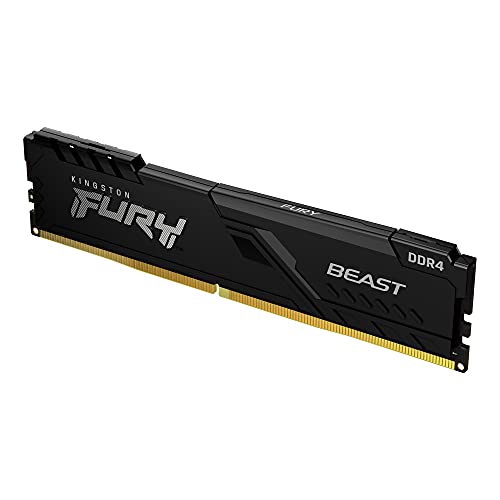 Kingston FURY Beast - DDR4 - kit - 32 GB: 2 x 16 GB - DIMM 288-pin - 3600 MHz / PC4-28800 - CL18 - 1.35 V - unbuffered - non-ECC - black