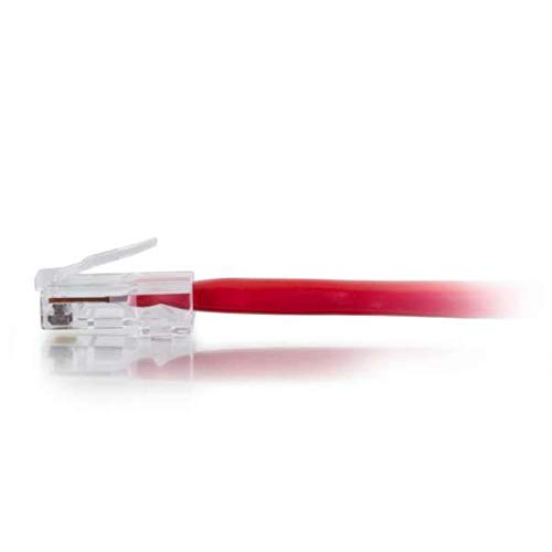 C2G Cat5e Non-Booted Unshielded (UTP) Network Patch Cable - Patch cable - RJ-45 (M) to RJ-45 (M) - 1.5 m - UTP - CAT 5e - stranded, uniboot - red