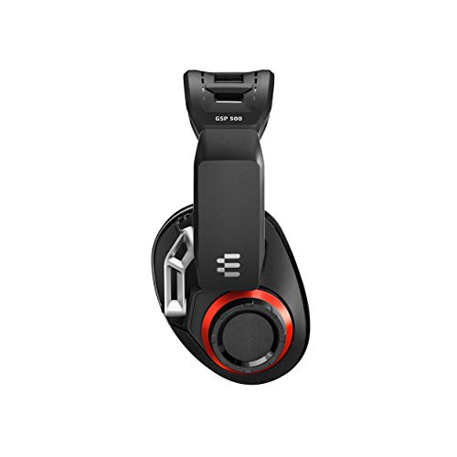 EPOS I SENNHEISER GSP 500 - Headset - full size - wired - 3.5 mm jack - black, red