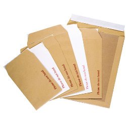 Office Depot Board Back Envelopes Non Standard Peel and Seal 368 x 444mm Plain 115 gsm Brown Pack of 50