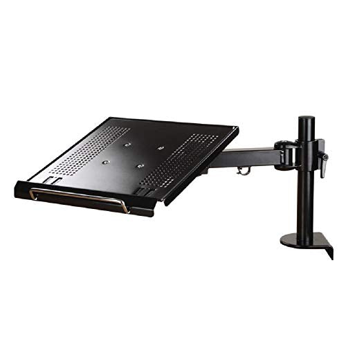 NewStar Desk Mount (clamp) for Laptop, Height Adjustable - Black - Desk mount for notebook (adjustable arm) - black - screen size: 10"-22"