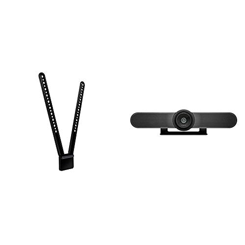 Logitech TV MOUNT FOR MEETUP - Camera mount - on-the-monitor mountable - for Small Room Solution for Google Meet, for Microsoft Teams Rooms, for Zoom Rooms