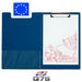 Best Value Q7S-Clipboards Fold over A4 (Blue)