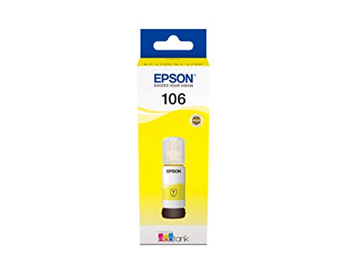 Epson 106 - 70 ml - yellow - original - ink tank - for EcoTank ET-7700, ET-7750, L7160, L7180, Expression Premium ET-7700, ET-7750