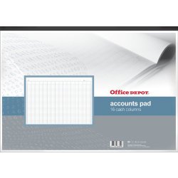 Best Value Accounts Pad A3 16 Cash Columns