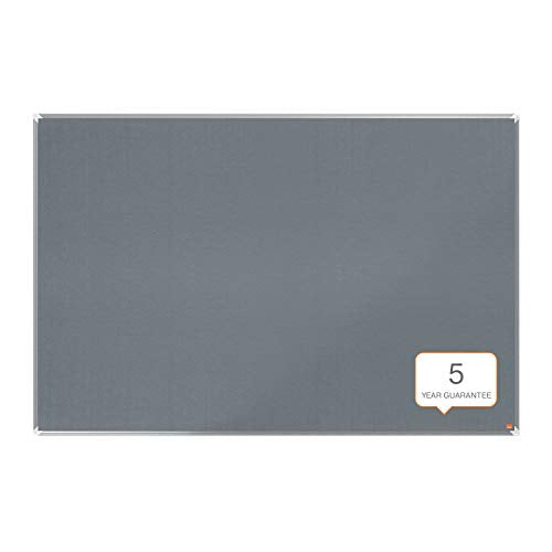 Nobo Premium Plus Grey Felt Notice Board 1800X1200Mm Dd