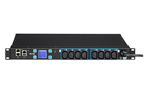 Eaton ePDU G3 Metered Outlet - Power distribution unit (rack-mountable) - 1-phase - Ethernet 10/100, RS-232 - input: IEC 60320 C20 16A - output connectors: 8 (IEC 60320 C13) - 1U - 19"