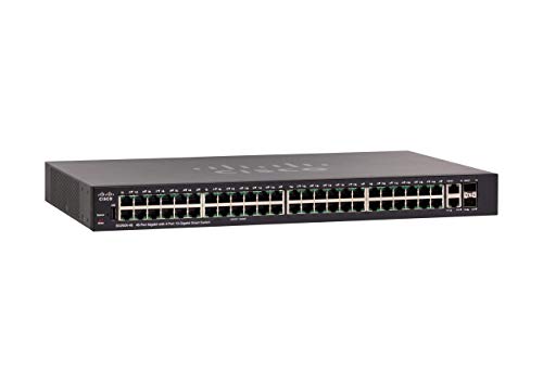 Cisco 250 Series SG250X-48 - Switch - L3 - smart - 48 x 10/100/1000 + 2 x 10 Gigabit Ethernet + 2 x 10 Gigabit SFP+ - rack-mountable