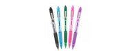 Best Value Zebra Z-Grip Smooth Retractable Ballpoint Pen - Assorted Colours (Pack of 5)