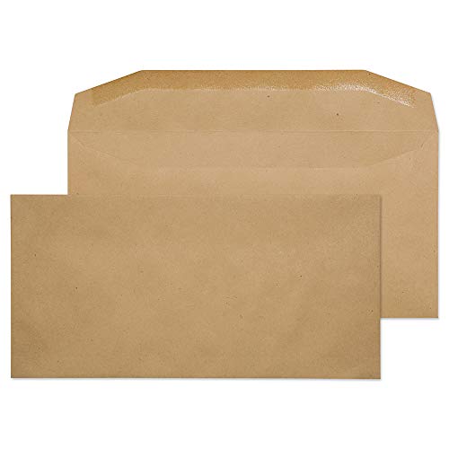 Best Value Blake Purely Everyday DL 110 x 220 mm 80 gsm Gummed Mailer Envelopes (13780) Manilla - Pack of 1000