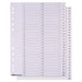 Best Value Polypropylene Dividers A4 1-54 Numeric White