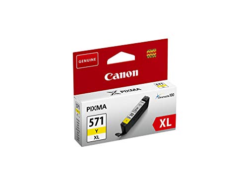 Canon CLI-571Y XL - 11 ml - High Yield - yellow - original - ink tank - for PIXMA TS5051, TS5053, TS5055, TS6050, TS6051, TS6052, TS8051, TS8052, TS9050, TS9055