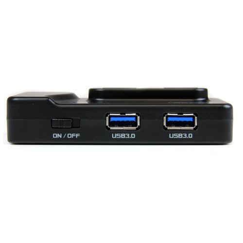 StarTech.com 7 Port USB Hub - 2 x USB 3A, 4 x USB 2A, 1 x Dedicated Charging Port - Multi Port Powered USB Hub with 20W Power Adapter (ST7320USBC)