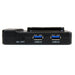 StarTech.com 7 Port USB Hub - 2 x USB 3A, 4 x USB 2A, 1 x Dedicated Charging Port - Multi Port Powered USB Hub with 20W Power Adapter (ST7320USBC)