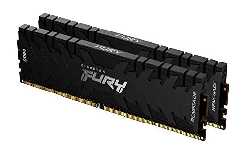 Kingston FURY Renegade - DDR4 - kit - 32 GB: 2 x 16 GB - DIMM 288-pin - 3200 MHz / PC4-25600 - CL16 - 1.35 V - unbuffered - non-ECC - black