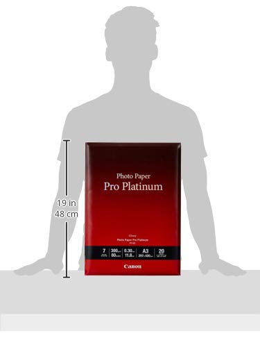 Canon Photo Paper Pro Platinum - Photo paper - A3 (297 x 420 mm) - 300 g/m2 - 20 sheet(s)