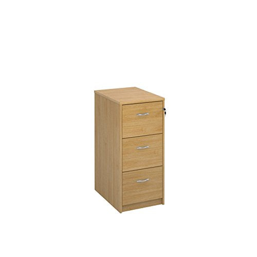 Best Value DAMS 3 Draw Filing Cabinet-Oak, 65x48x104.5 cm