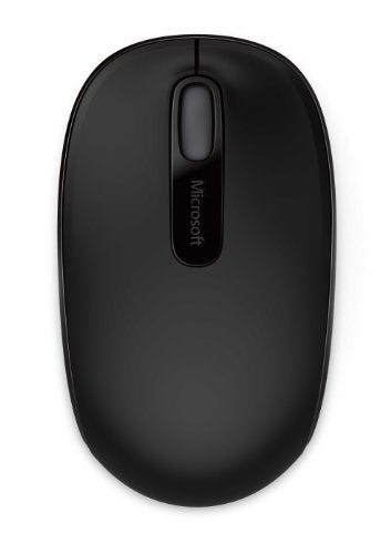 Microsoft Wireless Mobile Mouse 1850 - Mouse - right and left-handed - optical - 3 buttons - wireless - 2.4 GHz - USB wireless receiver - black