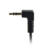 C2G Value Series - Audio cable - stereo mini jack male to stereo mini jack male - 1 m - shielded - black - 90░ connector, right-angled connector