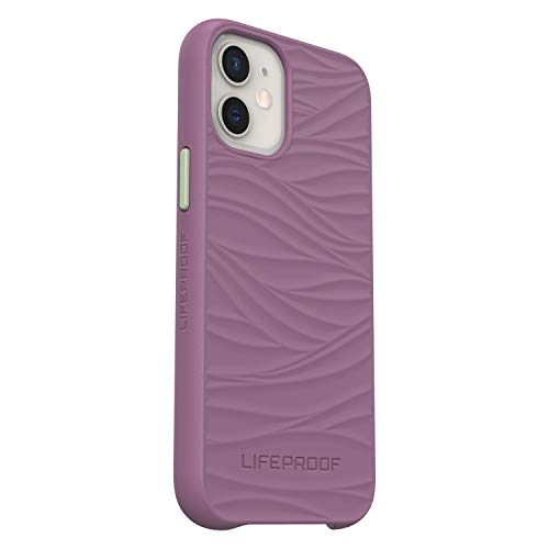 LifeProof WAKE - Back cover for mobile phone - ocean-based recycled plastic - mellow wave pattern, sea urchin - for Apple iPhone 12 mini