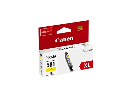 Canon CLI-581Y XL - 8.3 ml - XL size - yellow - original - ink tank - for PIXMA TS6251, TS6350, TS6351, TS8251, TS8252, TS8350, TS8351, TS8352, TS9550, TS9551