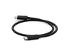 C2G 2m Thunderbolt 3 Cable (20Gbps) - Thunderbolt Cable 4K - Black - Thunderbolt cable - USB-C (M) to USB-C (M) - Thunderbolt 3 - 30 V - 2 m - 4K support - black