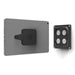 Compulocks Universal Tablet Magnetic VESA Mount - Mounting component (magnetic mount) - for tablet - lockable - black - stand mountable - for P/N: 1050MAAW