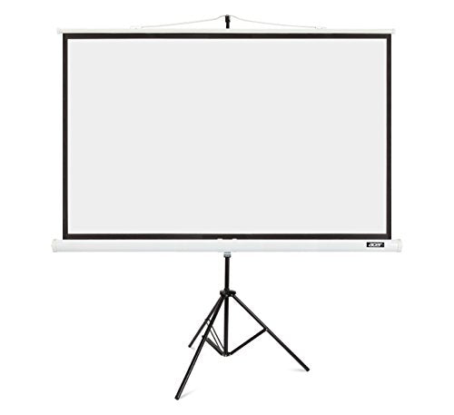 Acer T82-W01MW - Projection screen with tripod - 82.5" (210 cm) - 16:10 - white